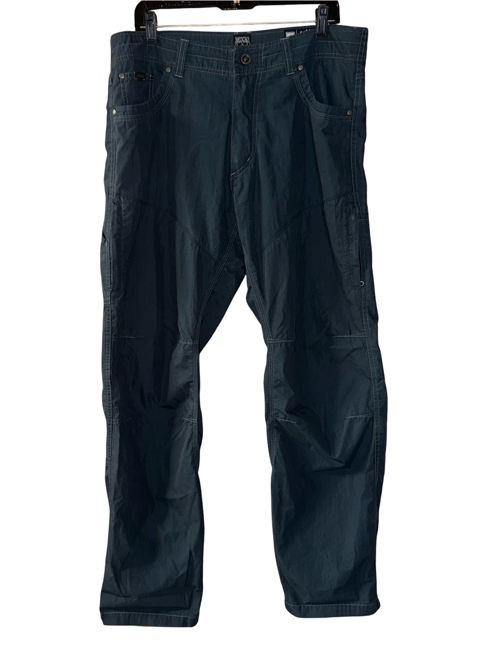KUHL Konfidant Air Pants Blue/Teal Mens 36 x 32 articulated outdoor utility
